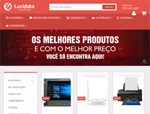 Tablet Screenshot of lucidata.com.br